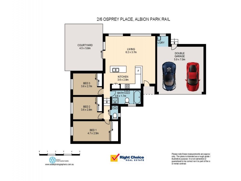 2/6 Osprey Place, Albion Park Rail NSW 2527 Floorplan