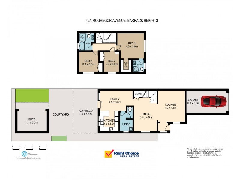 45a McGregor Avenue, Barrack Heights NSW 2528 Floorplan