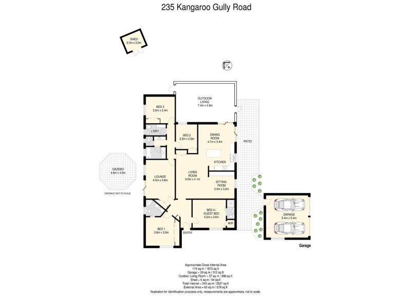 235 Kangaroo Gully Road, Bellbowrie QLD 4070 Floorplan