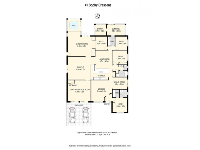 41 Sophy Crescent, Bracken Ridge QLD 4017 Floorplan