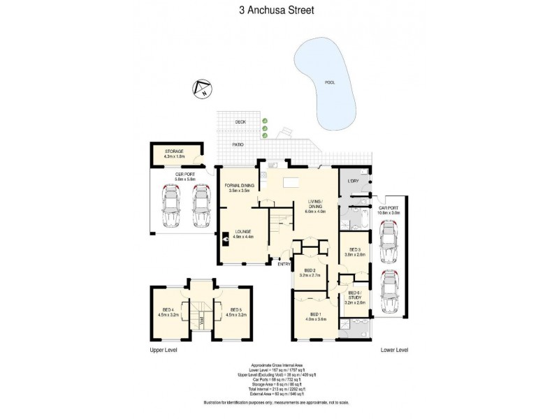 3 Anchusa Street, Bellbowrie QLD 4070 Floorplan