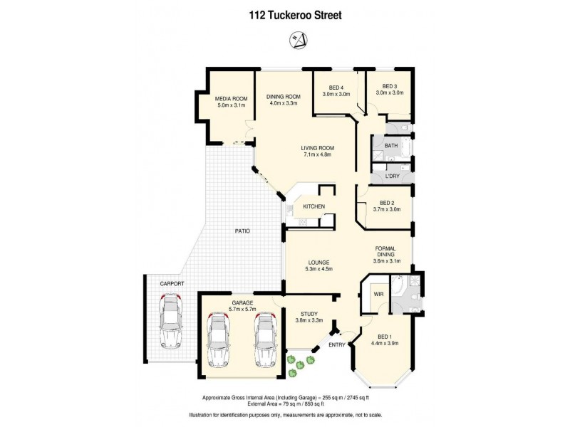 112 Tuckeroo Street, Narangba QLD 4504 Floorplan