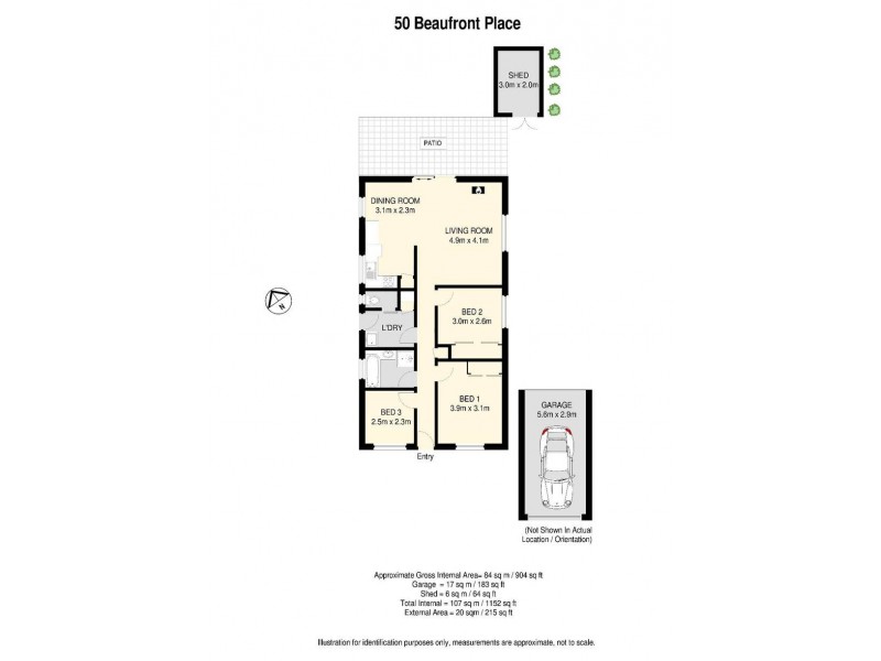 50 Beaufront Place, Forest Lake QLD 4078 Floorplan