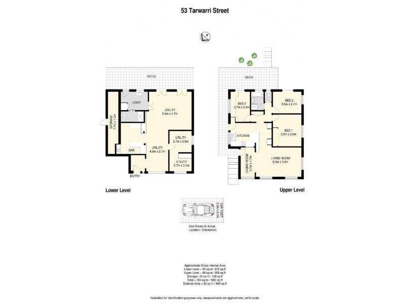 53 Tarwarri Street, Bracken Ridge QLD 4017 Floorplan