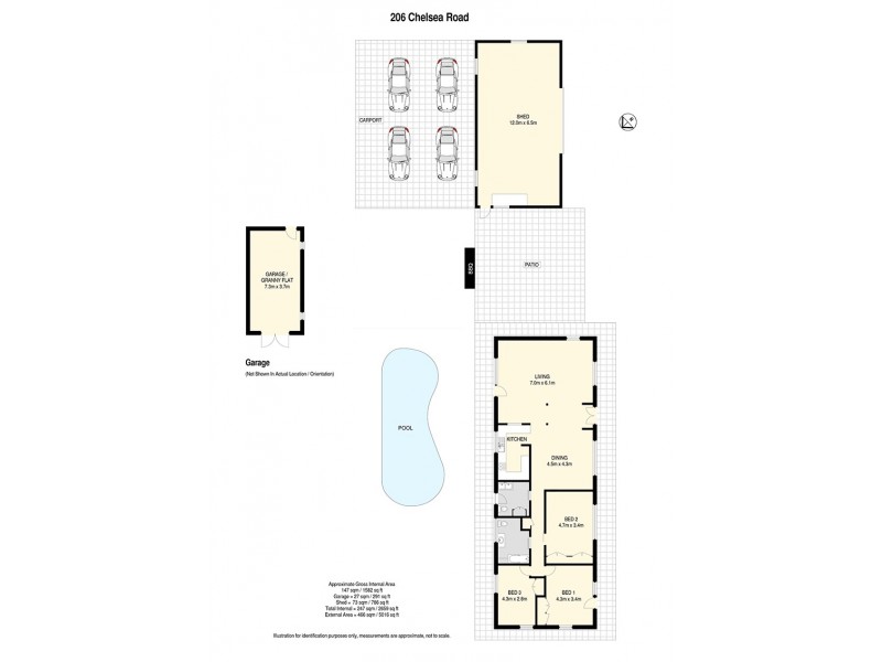206 Chelsea Road, Ransome QLD 4154 Floorplan