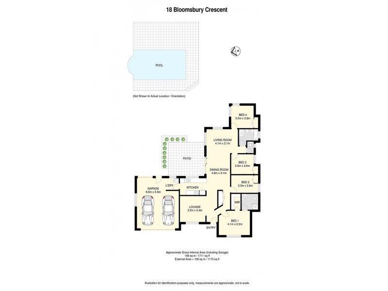 18 Bloomsbury Crescent, Moggill QLD 4070 Floorplan