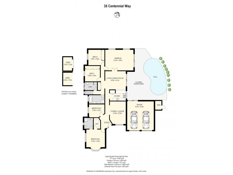 35 Centennial Way, Forest Lake QLD 4078 Floorplan
