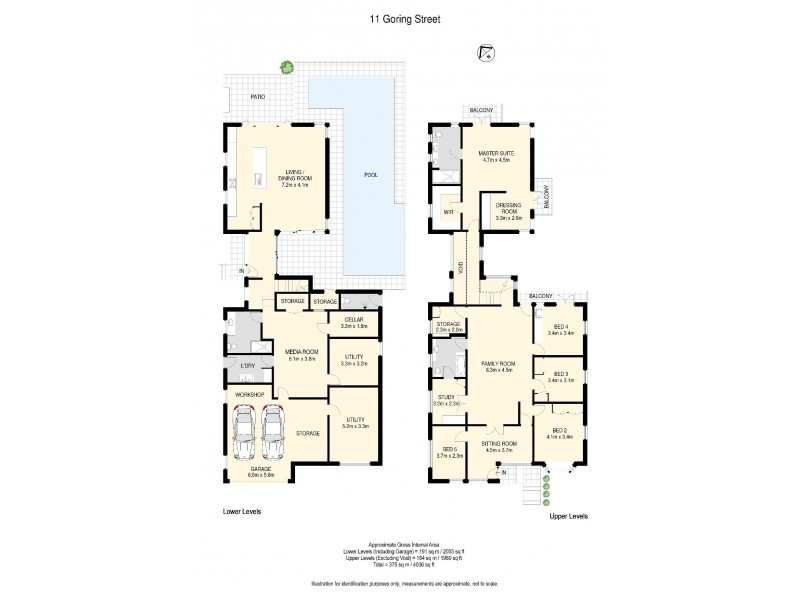11 Goring Street, Newmarket QLD 4051 Floorplan