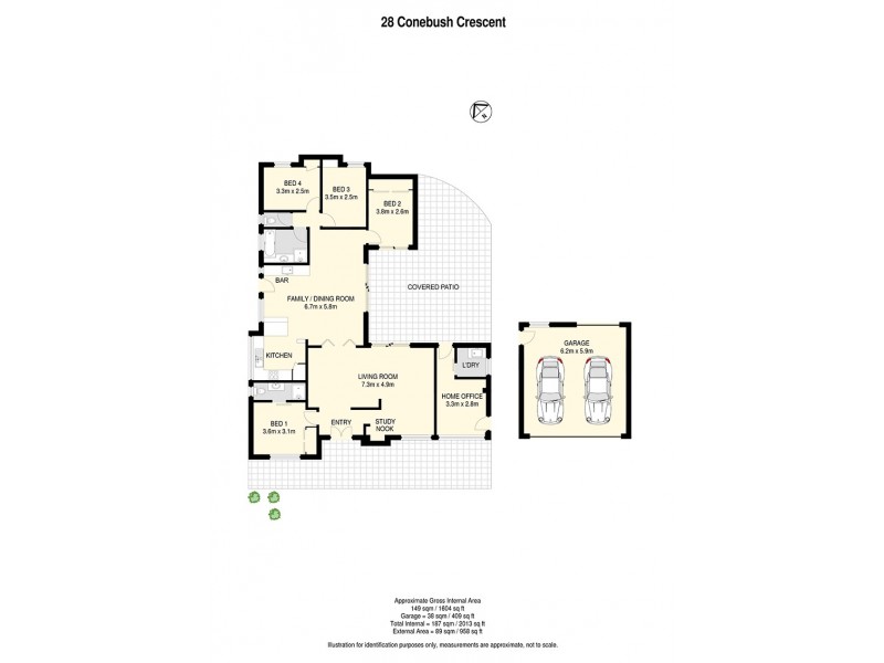 28 Conebush Crescent, Bellbowrie QLD 4070 Floorplan