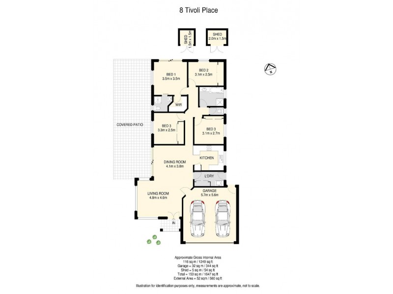 8 Tivoli Place, Forest Lake QLD 4078 Floorplan