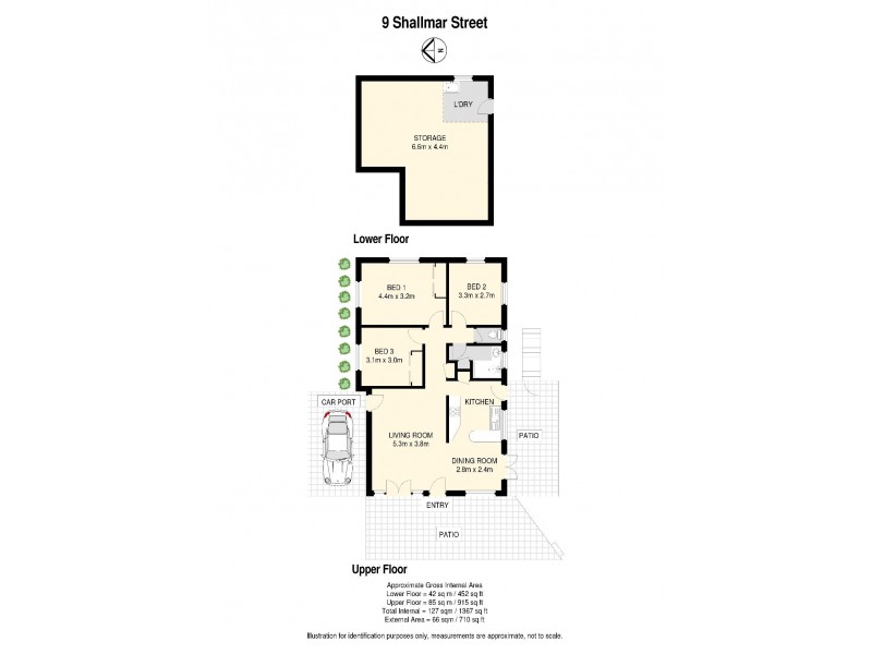 9 Shallmar Street, The Gap QLD 4061 Floorplan