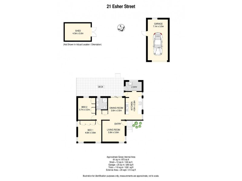 21 Esher Street, Tarragindi QLD 4121 Floorplan