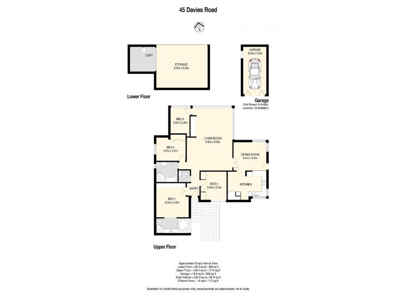 45 Davies Road, Ashgrove QLD 4060 Floorplan