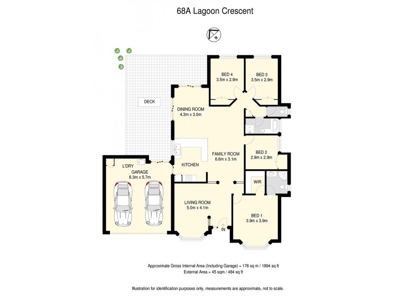 68a Lagoon Crescent, Bellbowrie QLD 4070 Floorplan