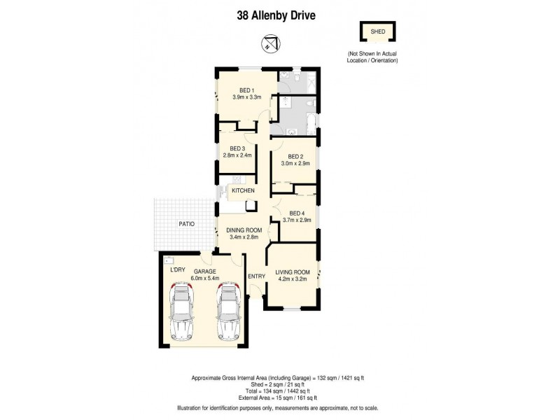 38 Allenby Drive, Meadowbrook QLD 4131 Floorplan