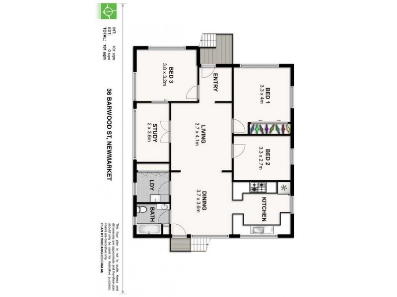36 Barwood Street, Newmarket QLD 4051 Floorplan