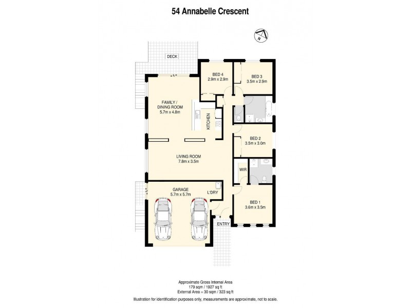 54 Annabelle Crescent, Upper Coomera QLD 4209 Floorplan