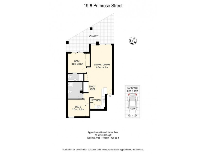 19/6 Primrose Street, Bowen Hills QLD 4006 Floorplan