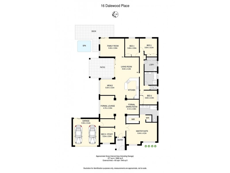 16 Dalewood Place, Moggill QLD 4070 Floorplan