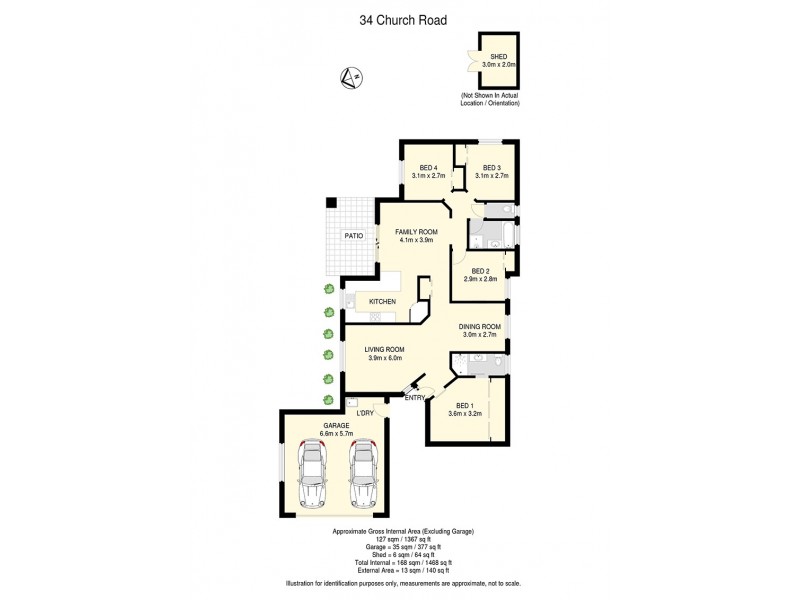 34 Church Road, Bellbowrie QLD 4070 Floorplan