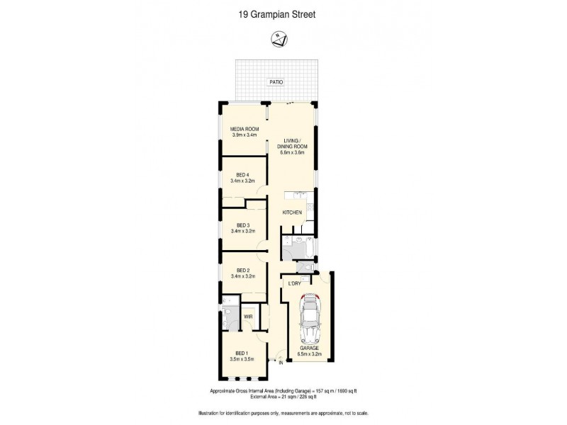 19 Grampian Street, Springfield Lakes QLD 4300 Floorplan