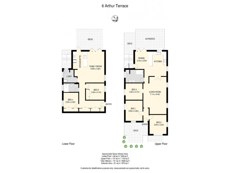 6 Arthur Terrace, Red Hill QLD 4059 Floorplan