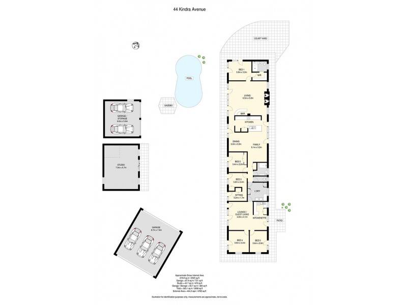 44 Kindra Avenue, Karana Downs QLD 4306 Floorplan