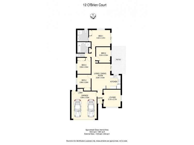 12 O’brien Court, Collingwood Park QLD 4301 Floorplan