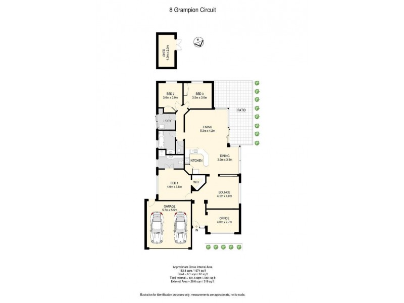 8 Grampion Circuit, North Lakes QLD 4509 Floorplan
