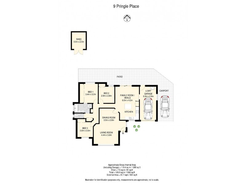 9 Pringle Place, Forest Lake QLD 4078 Floorplan