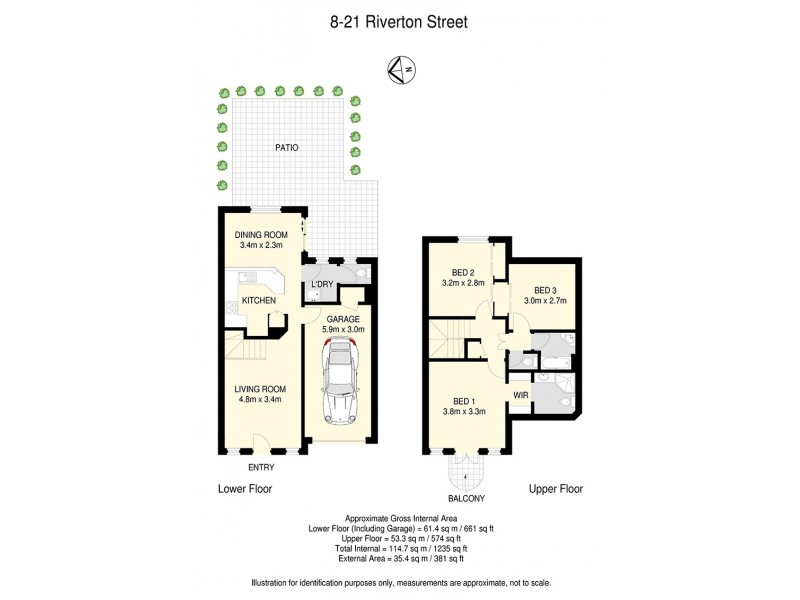 8/21 Riverton Street, Clayfield QLD 4011 Floorplan