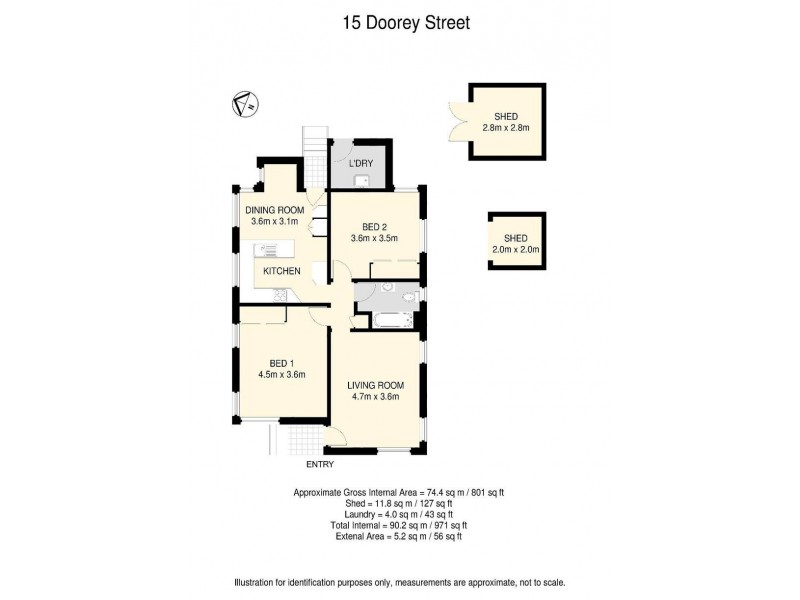15 Doorey Street, Keperra QLD 4054 Floorplan