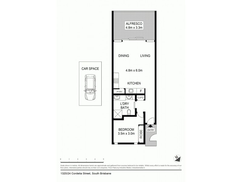 20/24 Cordelia Street, South Brisbane QLD 4101 Floorplan