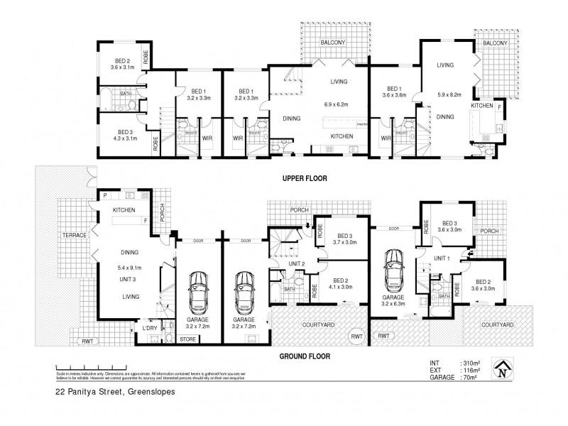 1/22 Panitya Street, Greenslopes QLD 4120 Floorplan
