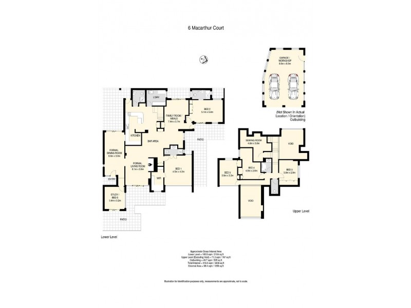 6 MacArthur Court, Mount Ommaney QLD 4074 Floorplan