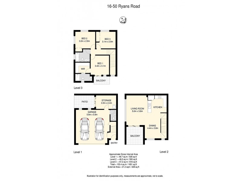 16/50 Ryans Road, Northgate QLD 4013 Floorplan