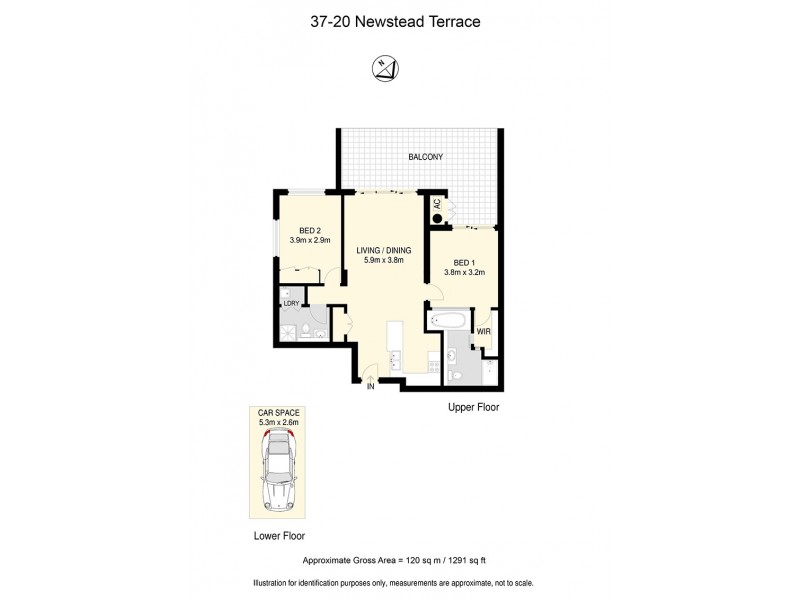 37/20 Newstead Terrace, Newstead QLD 4006 Floorplan