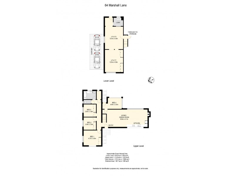 64 Marshall Lane, Kenmore QLD 4069 Floorplan