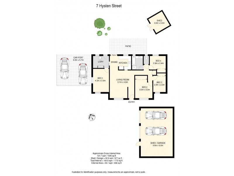 7 Hysten Street, Boronia Heights QLD 4124 Floorplan
