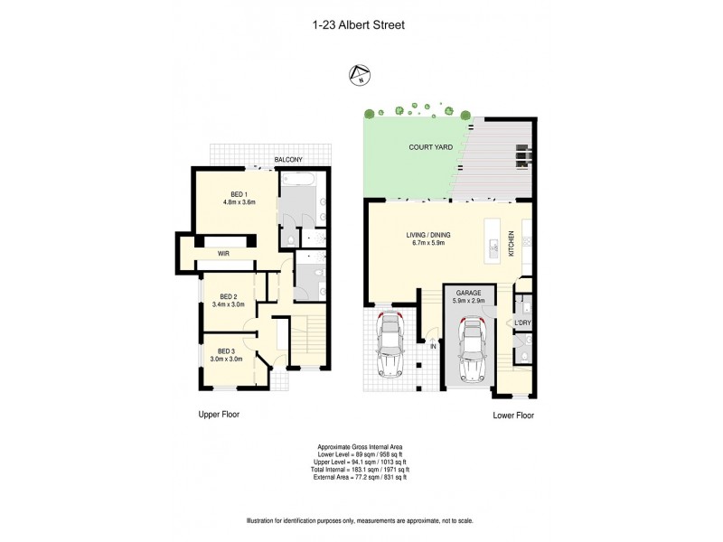 1/23 Albert Street, Woolloongabba QLD 4102 Floorplan