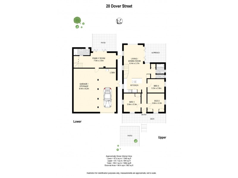 20 Dover Street, Red Hill QLD 4059 Floorplan