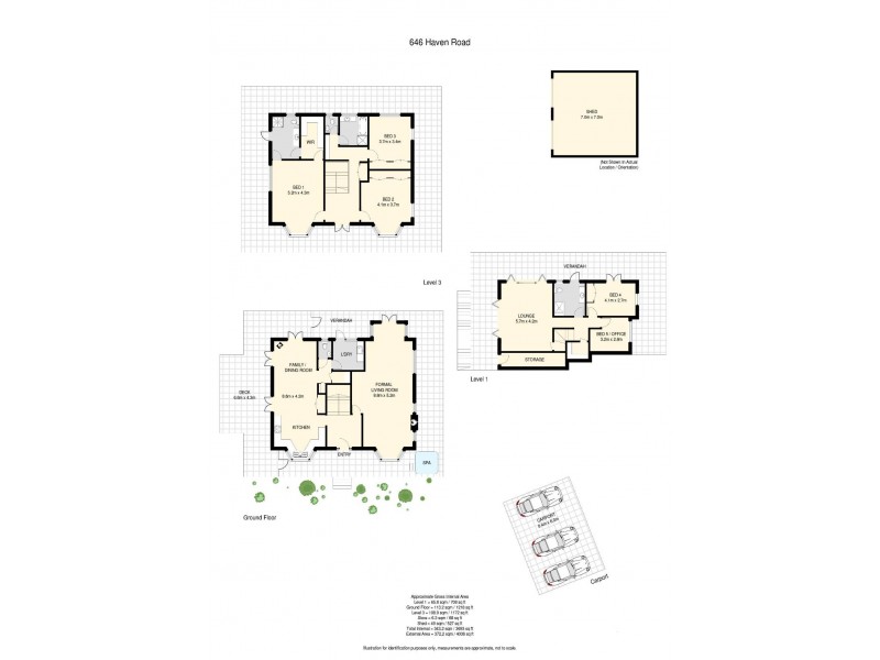 646 Haven Road, Upper Brookfield QLD 4069 Floorplan