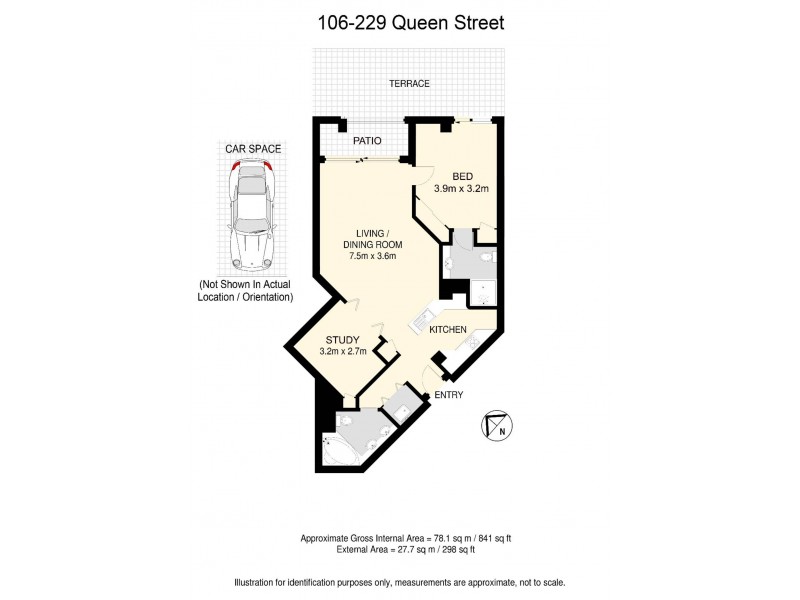 106/229 Queen Street, Brisbane City QLD 4000 Floorplan