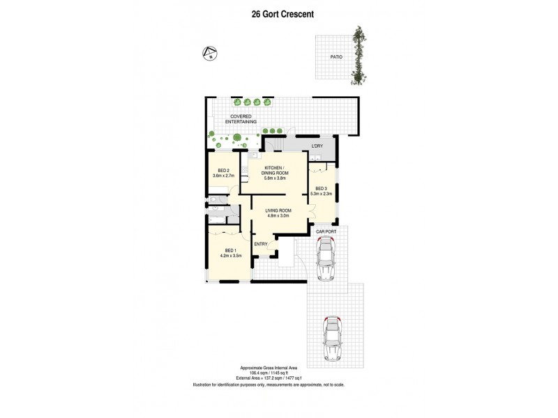 26 Gort Crescent, Stafford QLD 4053 Floorplan