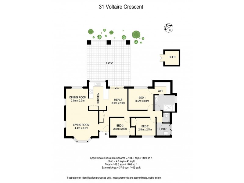 31 Voltaire Crescent, Petrie QLD 4502 Floorplan