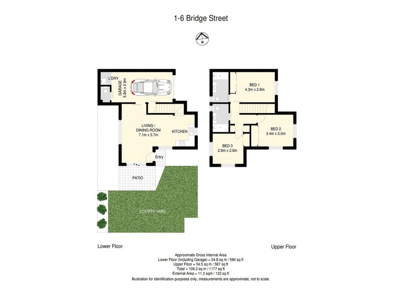 1/6a Bridge Street, North Booval QLD 4304 Floorplan