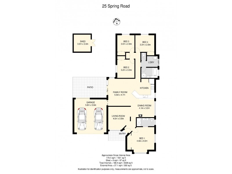 25 Spring Road, Kallangur QLD 4503 Floorplan