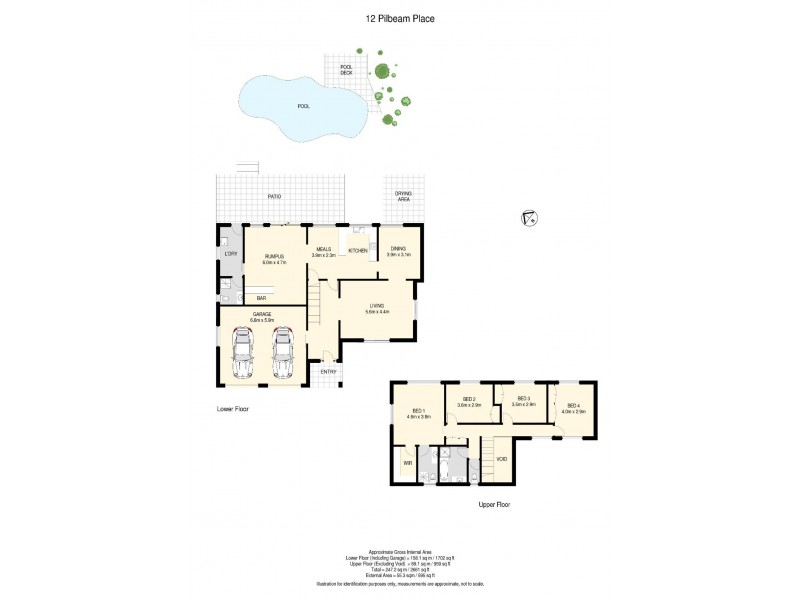 12 Pilbeam Place, Mcdowall QLD 4053 Floorplan
