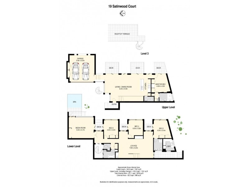 19 Satinwood Court, Bardon QLD 4065 Floorplan