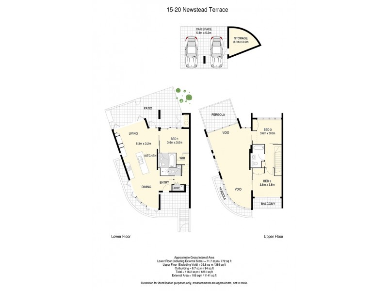 15/20 Austin Street, Newstead Terrace, Newstead QLD 4006 Floorplan